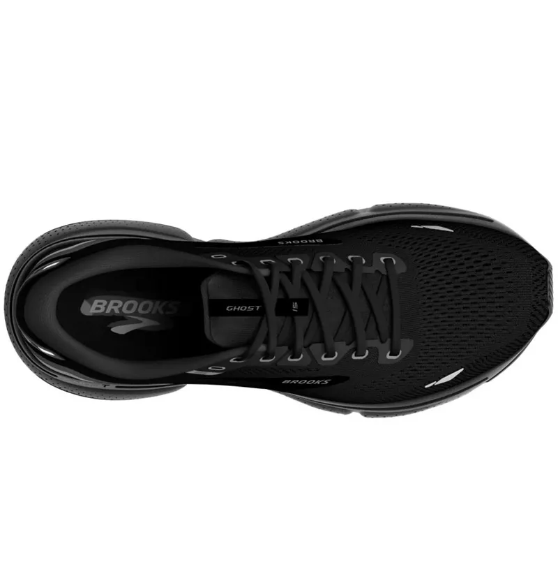Brooks Men's Ghost 15 Black/Ebony-5